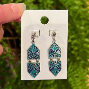 ModCloth Stained Glass Style Earrings
